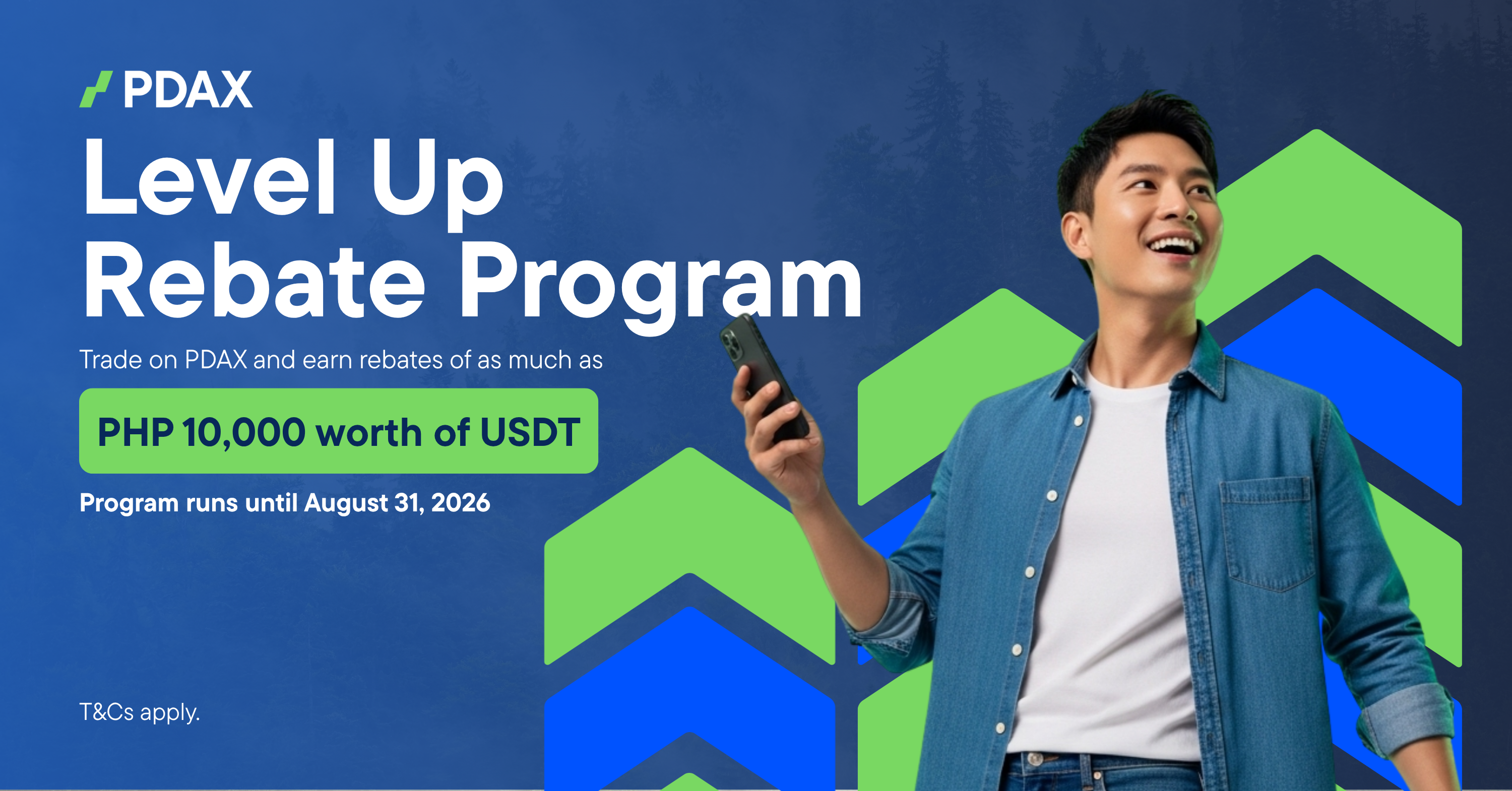 Level Up Rebate Program campaign artwork
